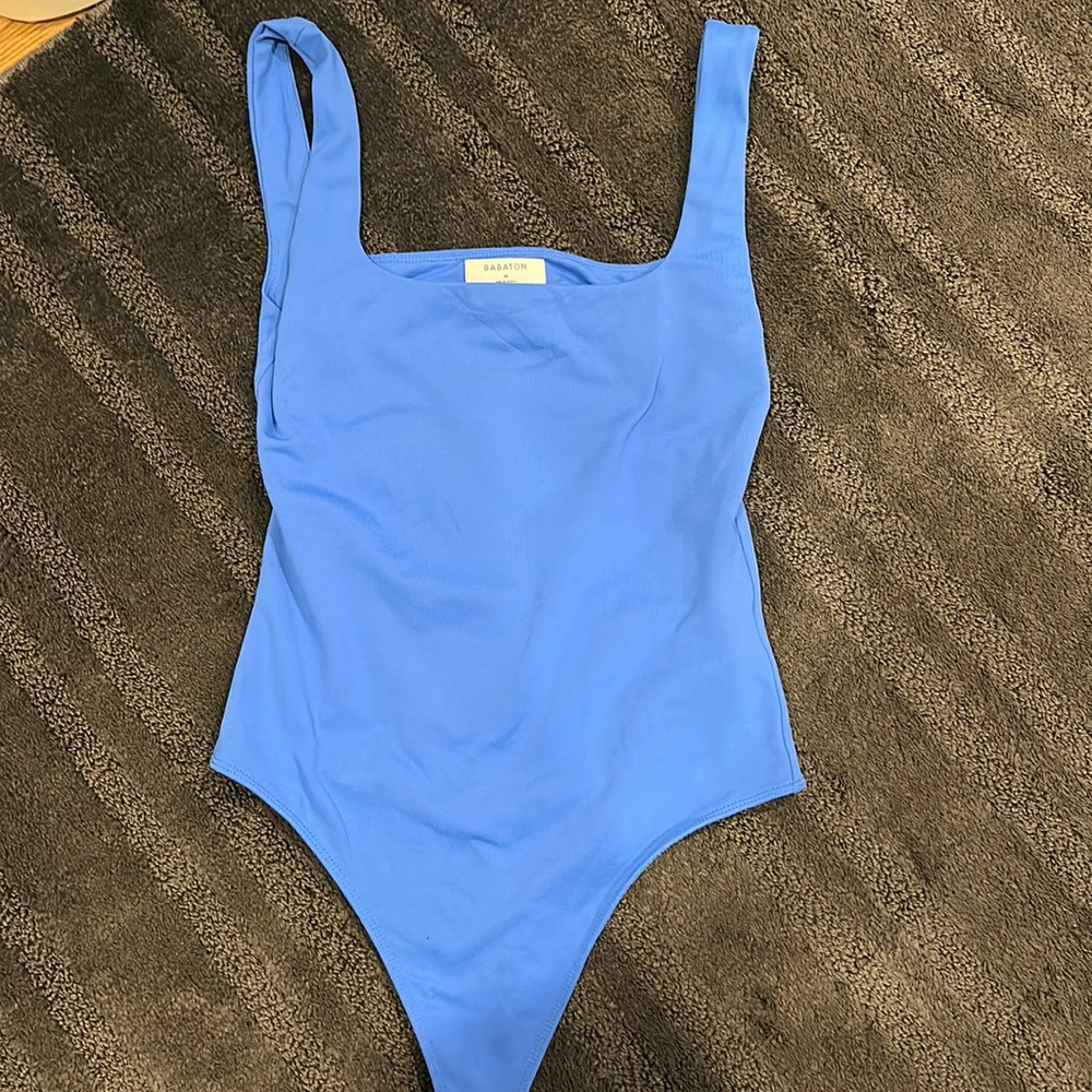 Aritzia Babyton Open-Back Bodysuit